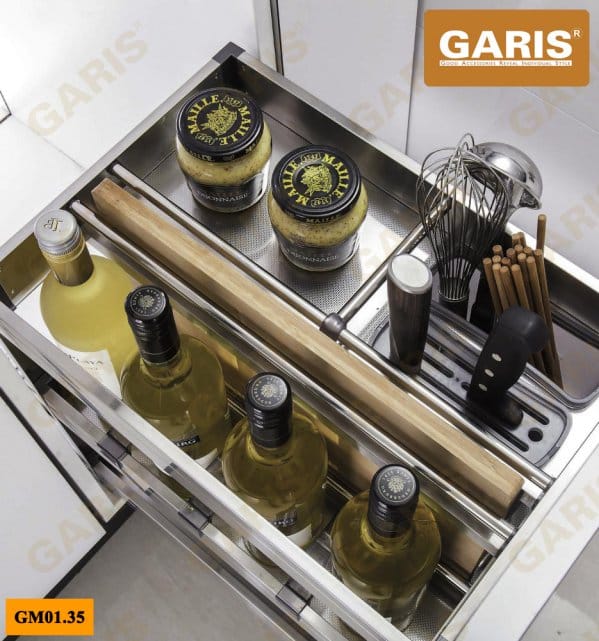 Giá kệ gia vị Garis - top 9+ bộ phụ kiện bếp cực hot và giá